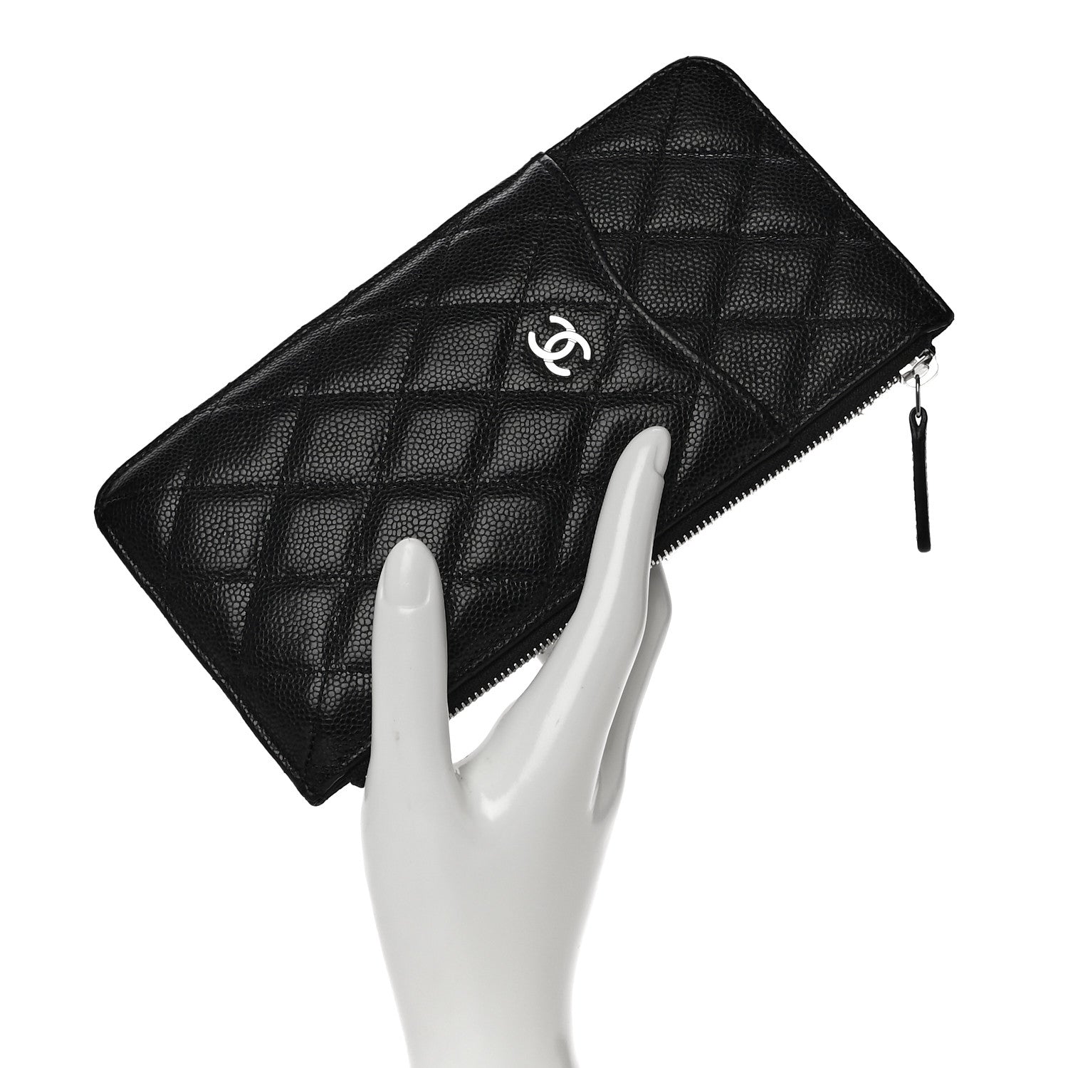 Chanel Caviar Quilted Classic iPhone Pouch Black 3 of 17