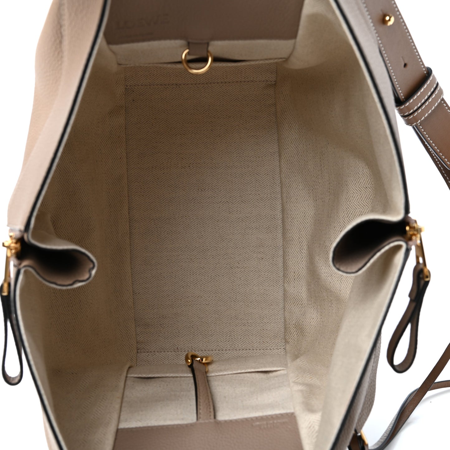 Calfskin Medium Hammock Shoulder Bag Sand Mink