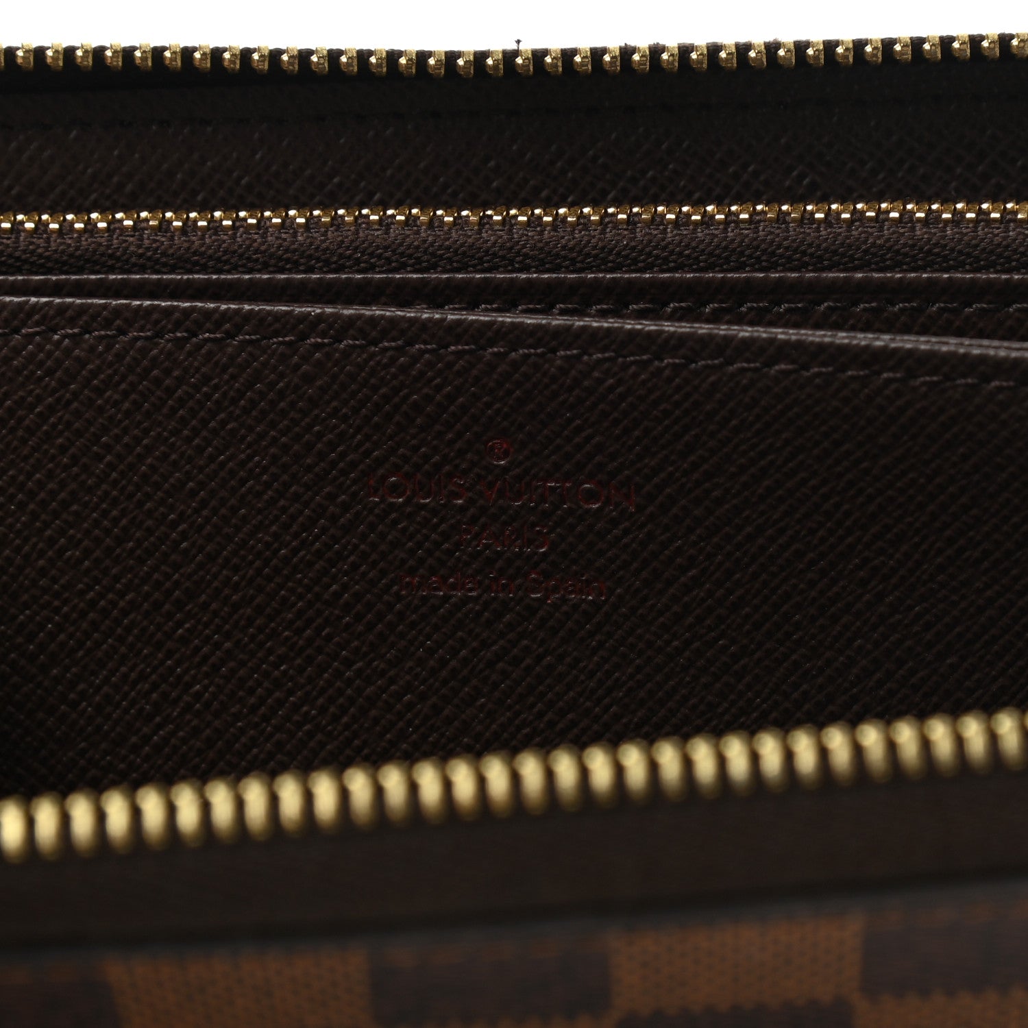 Louis Vuitton Damier Ebene Zippy Wallet 6 of 7
