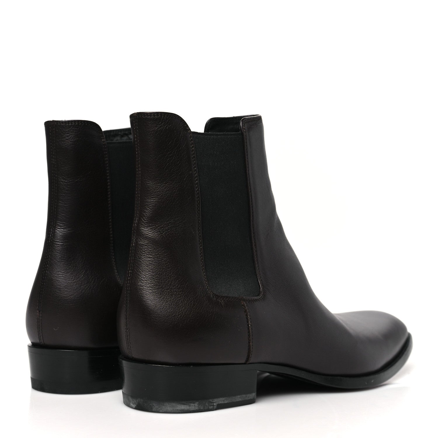 Saint Laurent Calfskin Mens Marrakesh Ankle Boots 43 Ebano 5 of 9