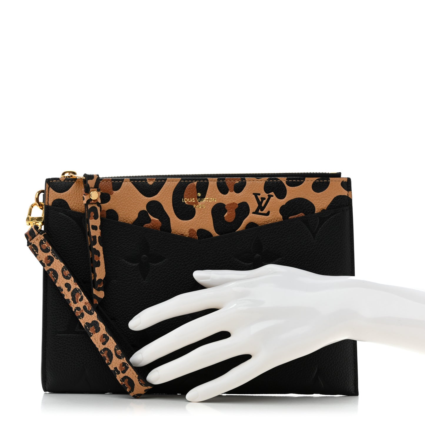 Empreinte Monogram Giant Wild at Heart Pochette Melanie MM Black