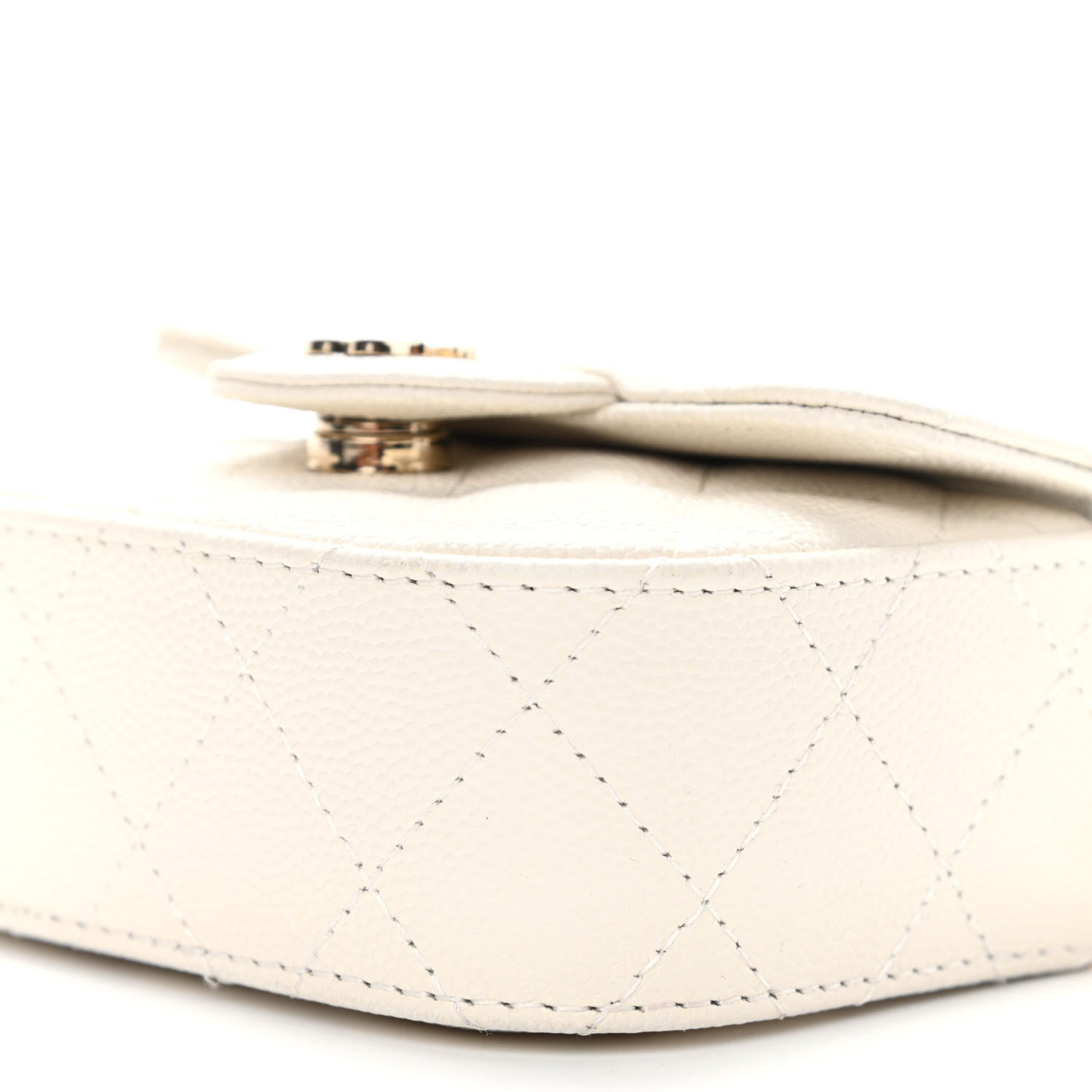 Chanel Caviar Quilted Mini Clutch With Chain White 11 of 12