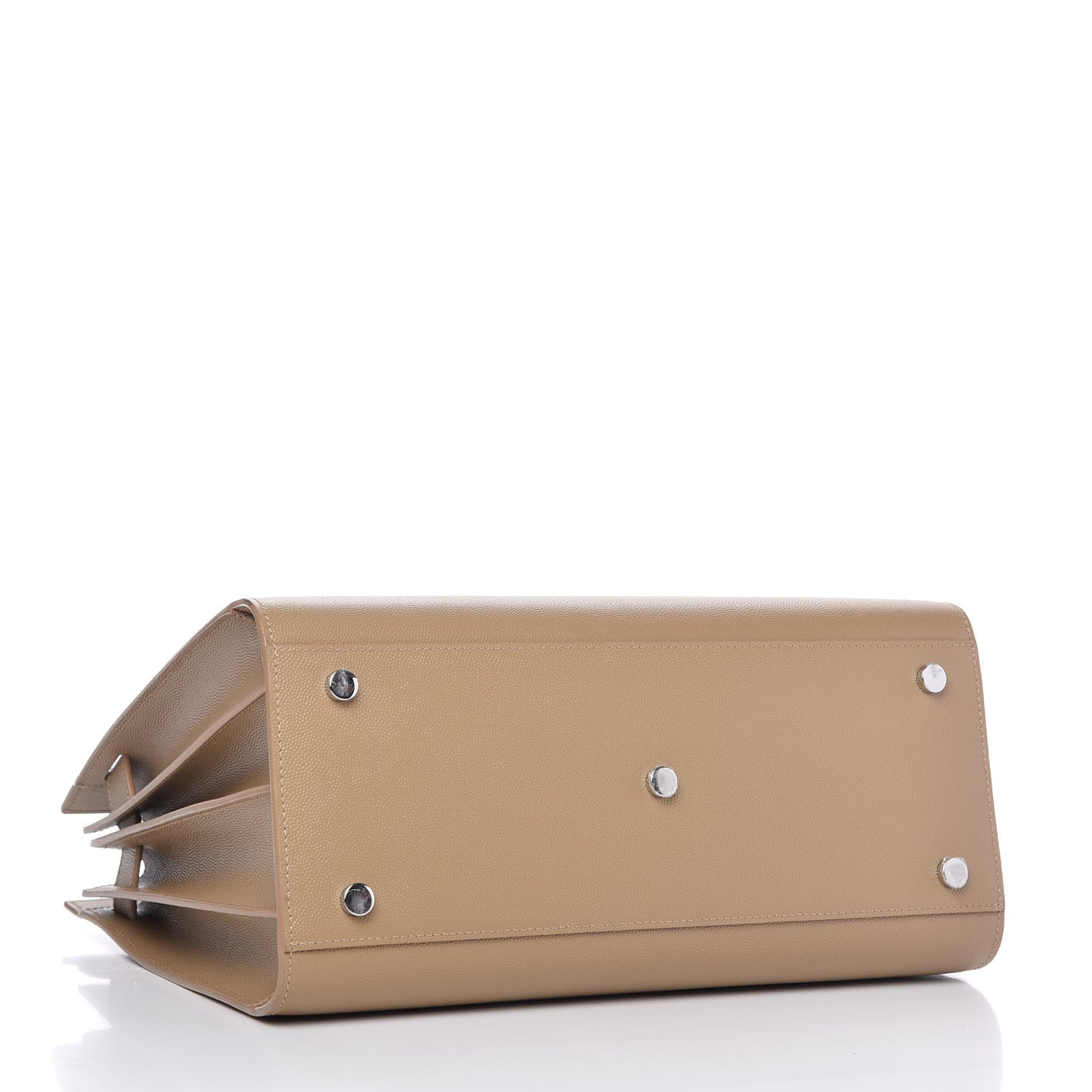 Grained Calfskin Small Sac De Jour Dark Beige