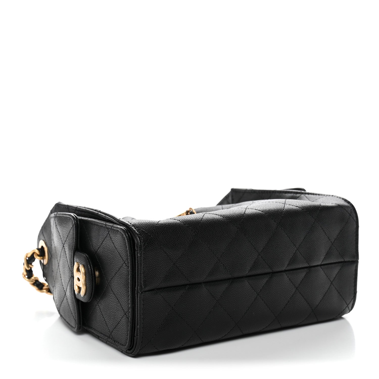 Chanel Caviar Quilted Mini Chanel 25 Handbag Black 4 of 11