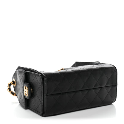 Chanel Caviar Quilted Mini Chanel 25 Handbag Black 4 of 11