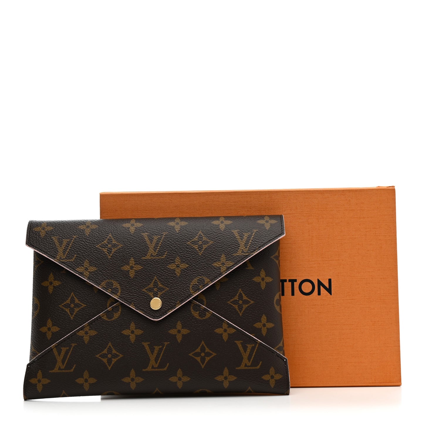 Monogram Large Kirigami Pochette Insert Rose Ballerine