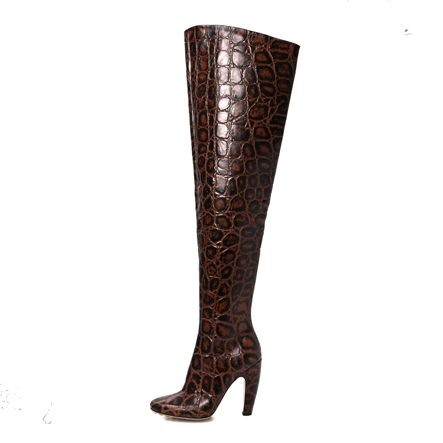 Croc Effect Canalazzo Over The Knee Boots 39 Barrel