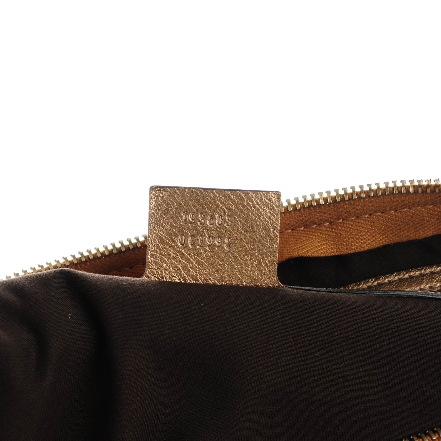 Gucci Crystal Monogram Medium Joy Boston Bronze 7 of 7