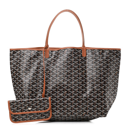 Goyard Goyardine Saint Louis GM Black Gold 1 of 11