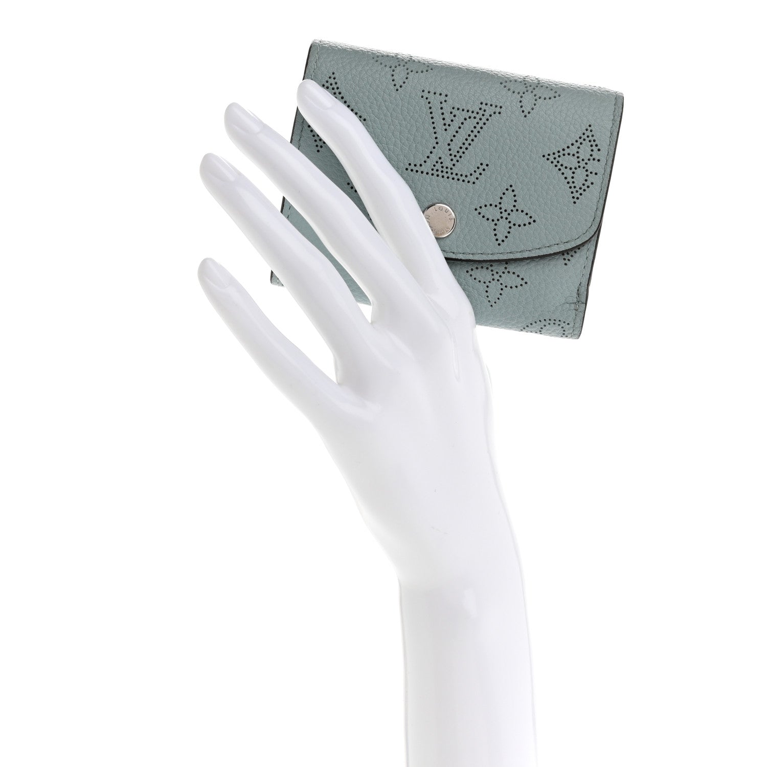 Louis Vuitton Mahina Iris Compact Wallet NM Vert Lagon 2 of 7