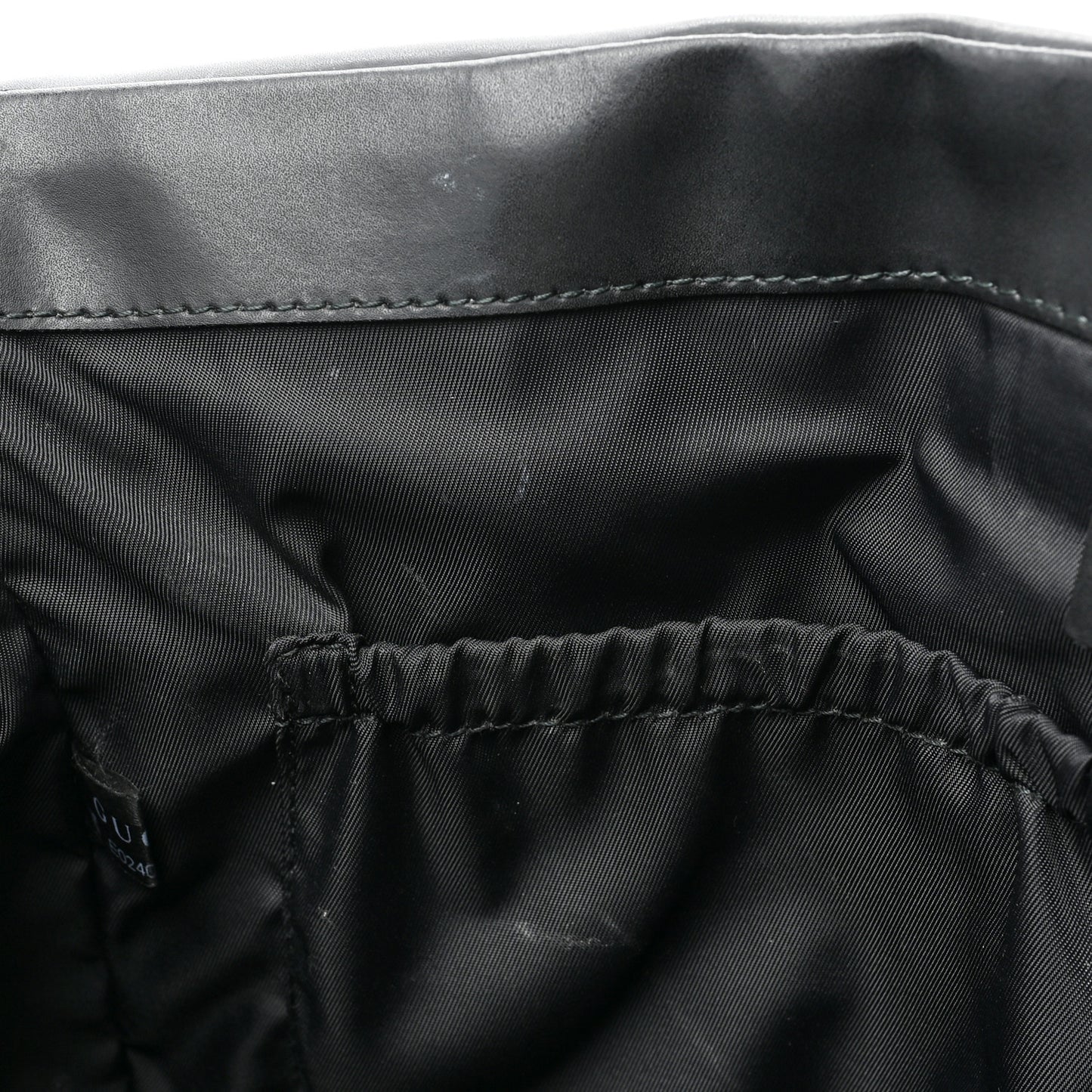 GG Supreme Monogram Web Messenger Diaper Bag Black Grey
