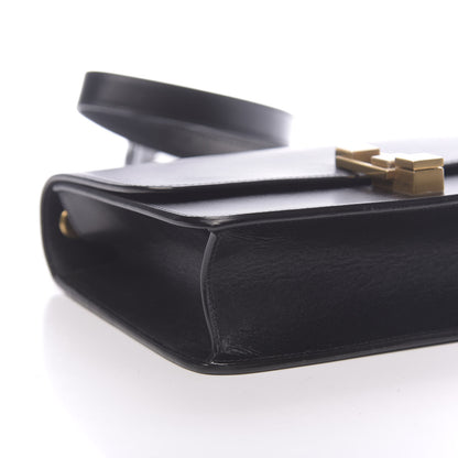 Saint Laurent Smooth Calfskin Carre Satchel Black 9 of 10