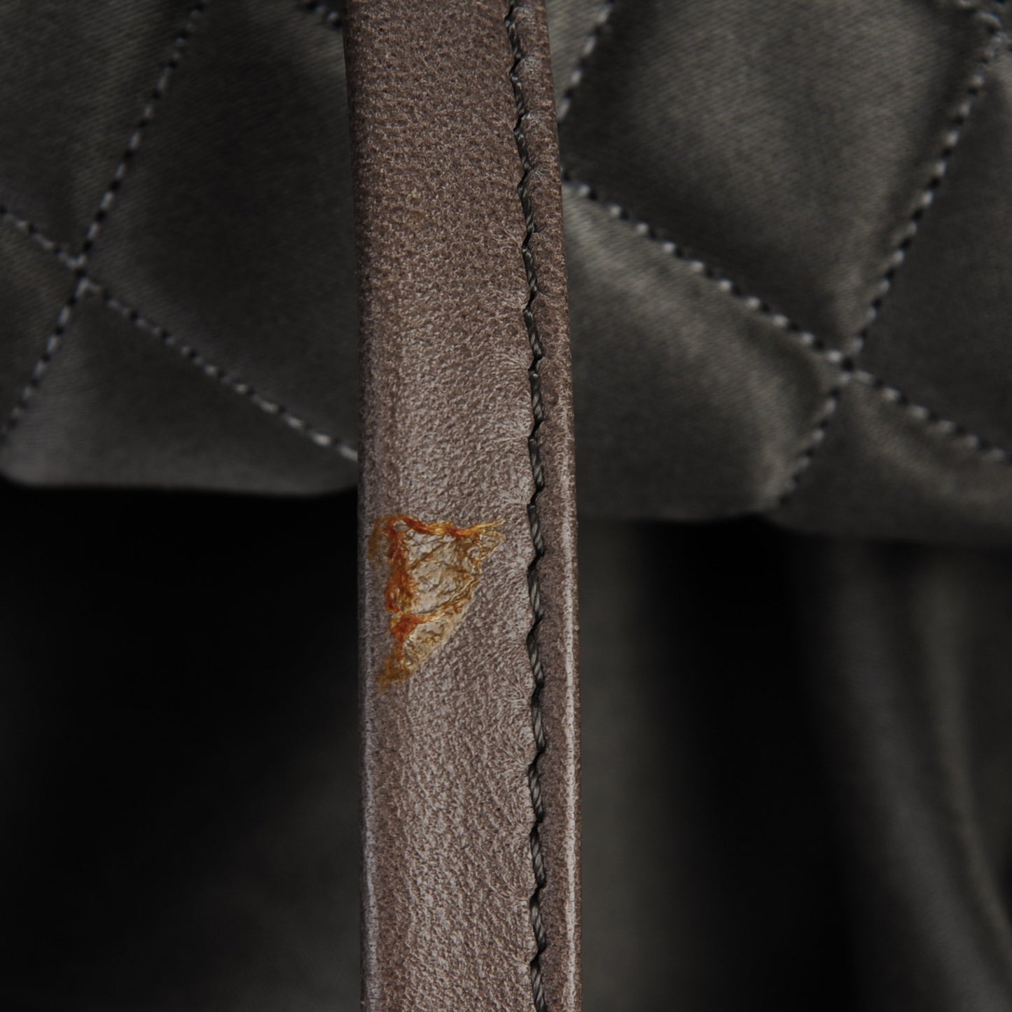 Distressed Lambskin Le Marais Tote Black