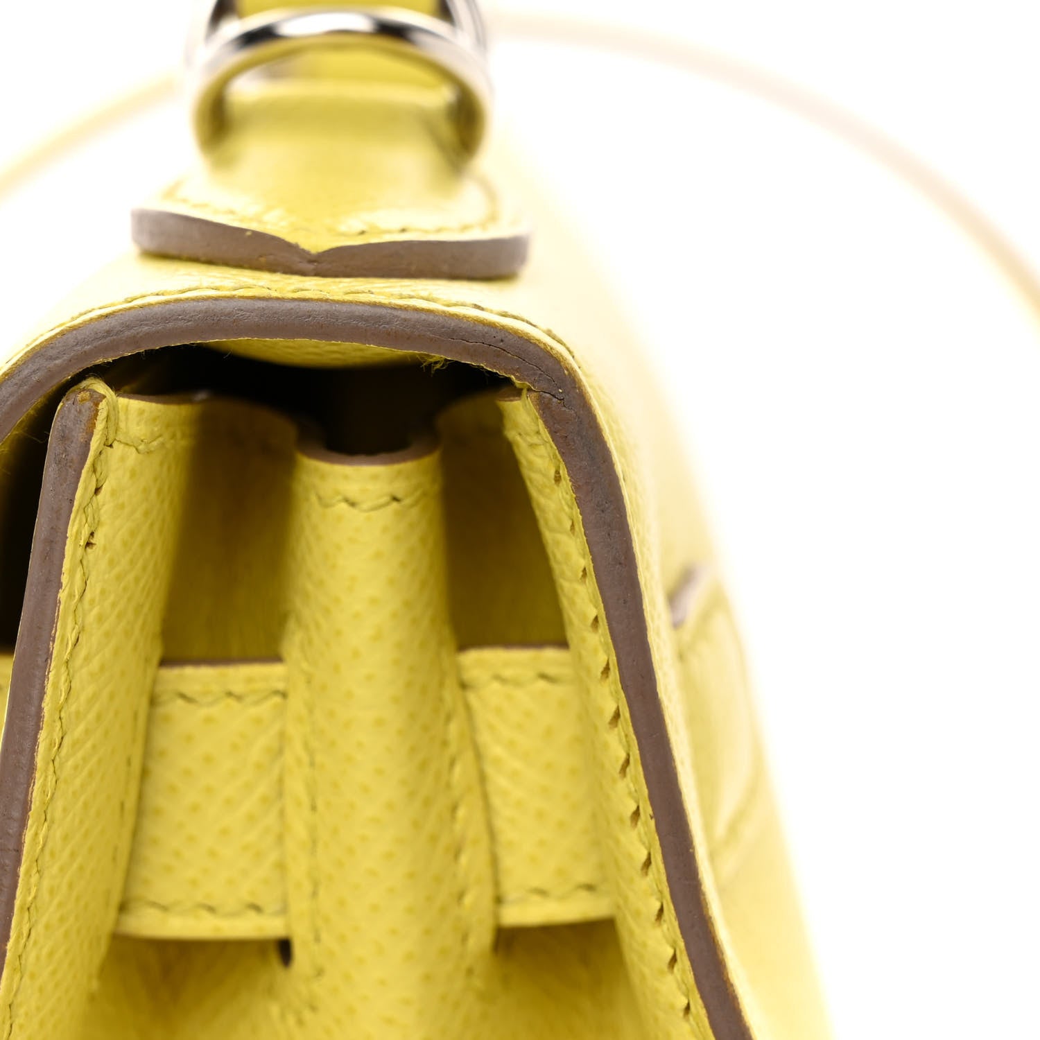 Hermes Epsom Kelly Sellier 28 Lime 13 of 14