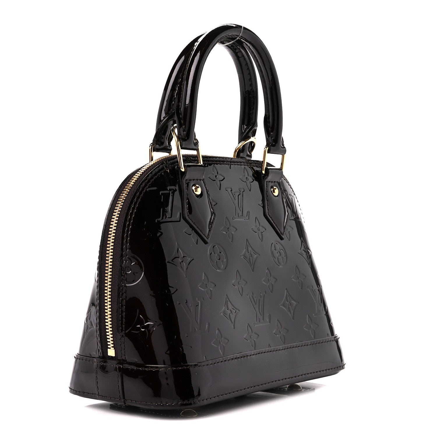 Louis Vuitton Vernis Alma BB Amarante 3 of 10
