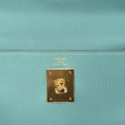 Hermes Togo Kelly Retourne 28 Vert Verone 7 of 9