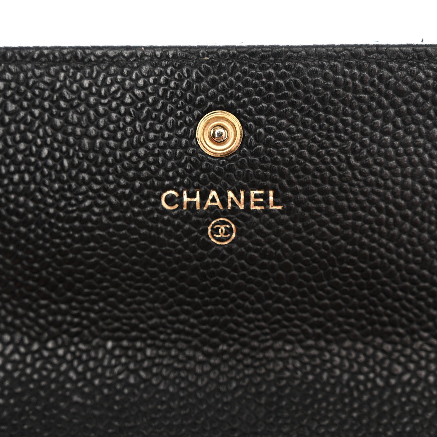 Chanel Caviar Quilted Large Gusset Flap Wallet Black 6 of 9