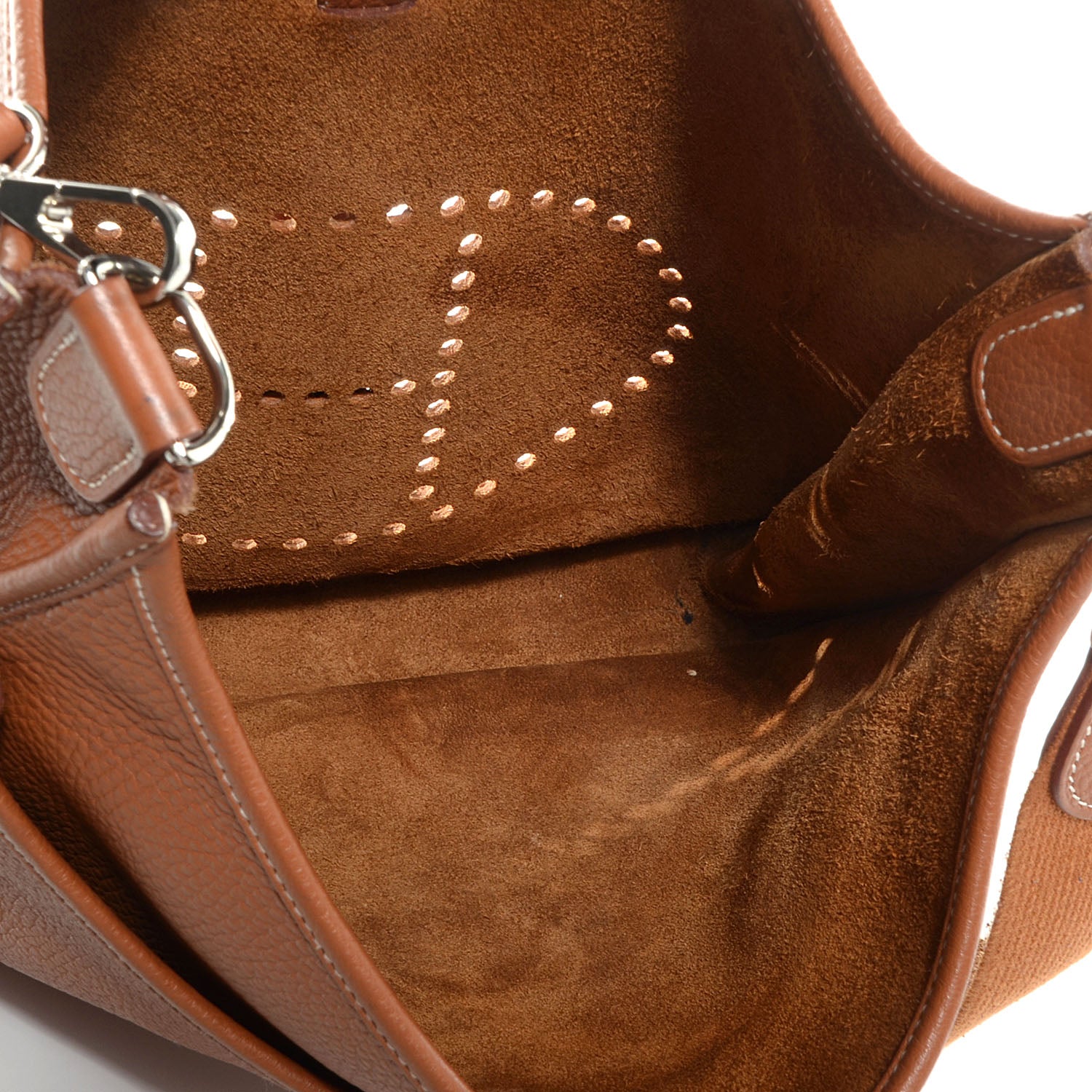 Hermes Taurillon Clemence Evelyne III GM Gold 7 of 12