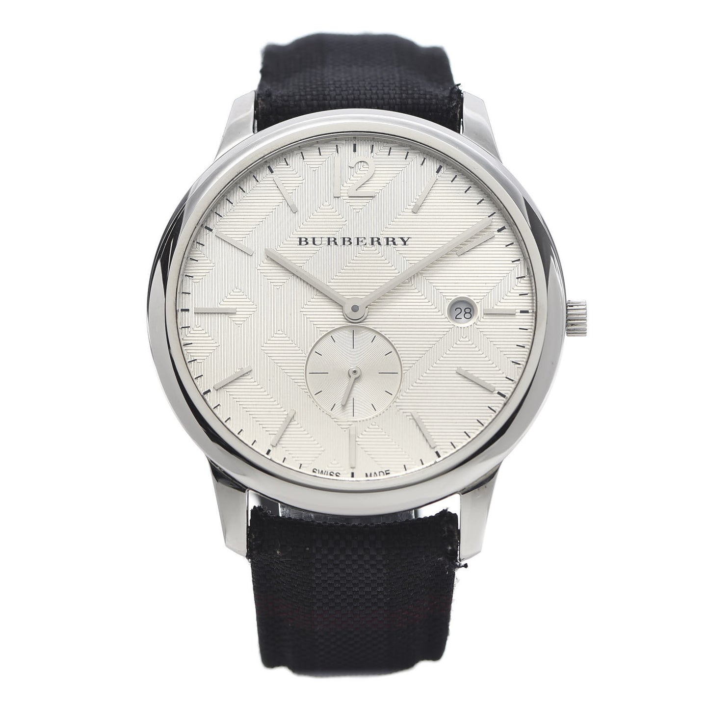 Stainless Steel Calfskin 40mm Classic Round Quartz Watch BU10008