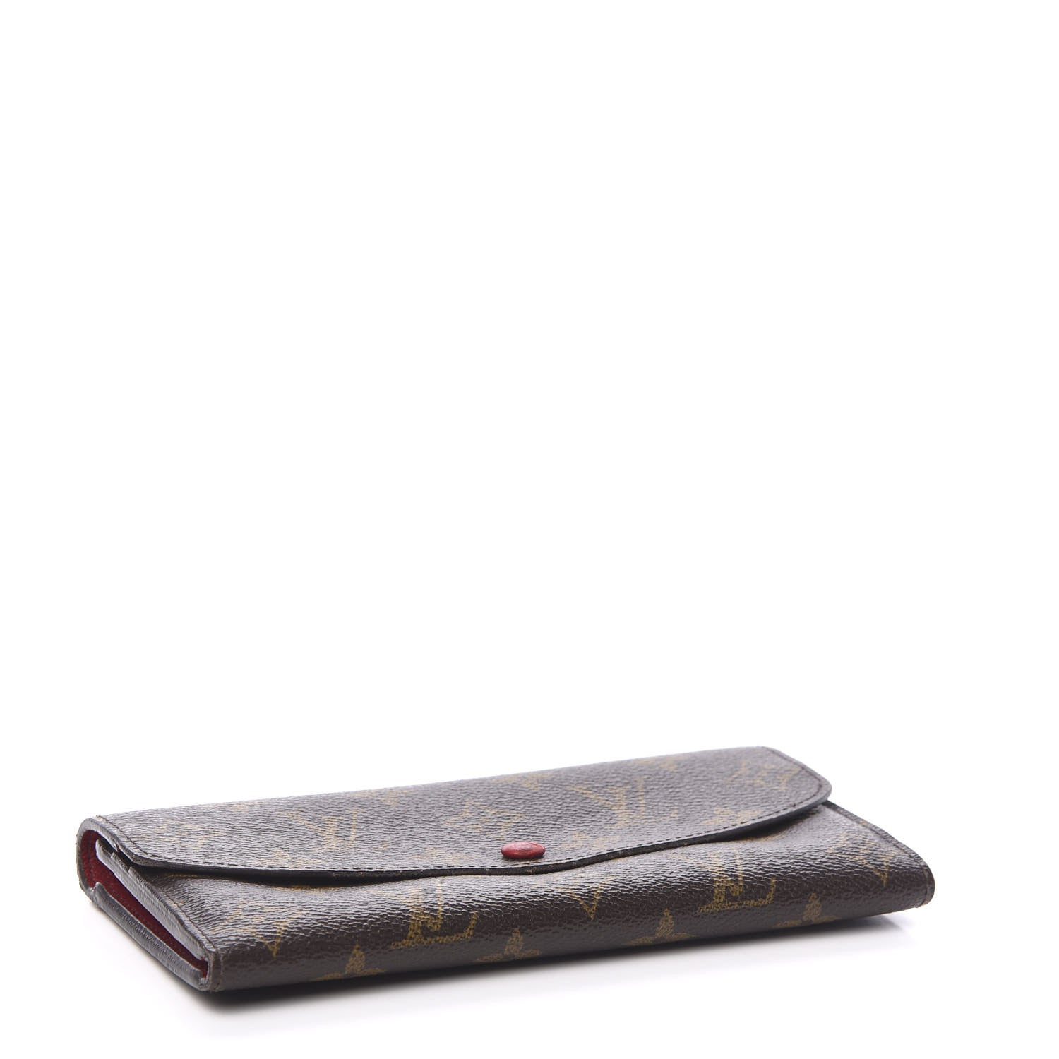 Louis Vuitton Monogram Emilie Wallet Red 3 of 5