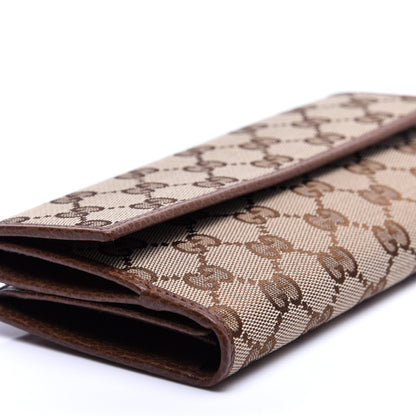 Gucci Monogram Continental Flap Wallet Brown 6 of 12