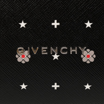 Givenchy Textured Coated Canvas Mini Lilies Print Tote Black 7 of 11