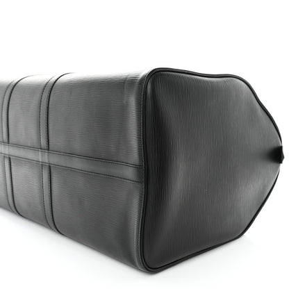 Louis Vuitton Epi Keepall 55 Black 9 of 12