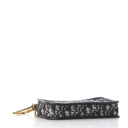 Christian Dior Oblique Diorquake Clutch Blue 7 of 20