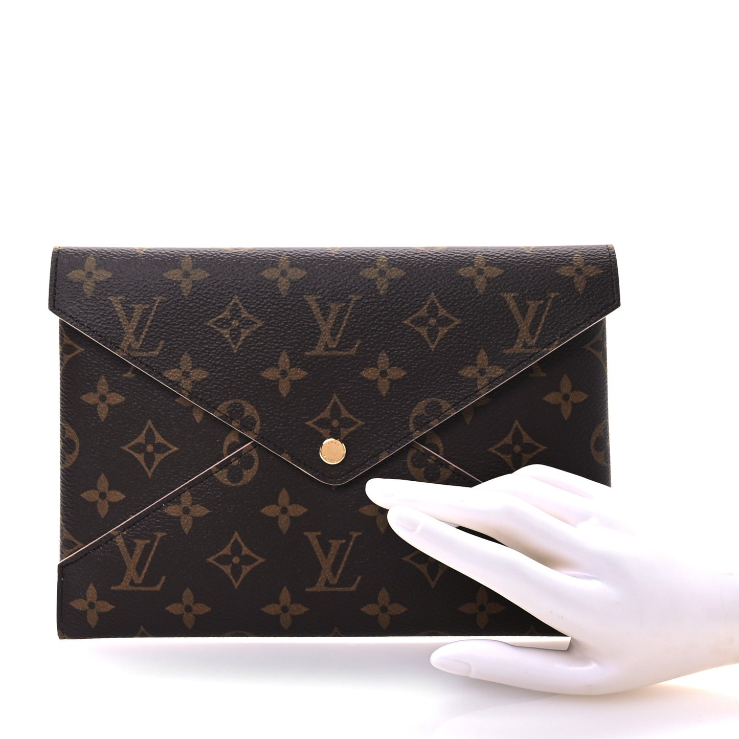 Monogram Large Kirigami Pochette Insert Rose Ballerine