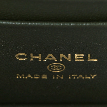 Chanel Lambskin Quilted Pick Me Up Vanity Case Khaki 7 of 10