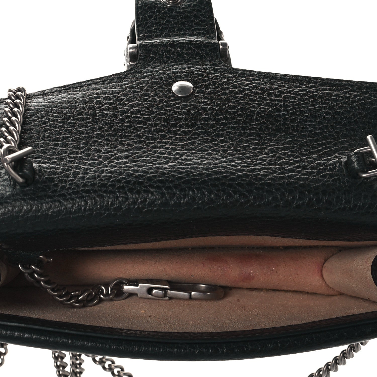 Gucci Calfskin Super Mini Dionysus Shoulder Bag Black 5 of 11