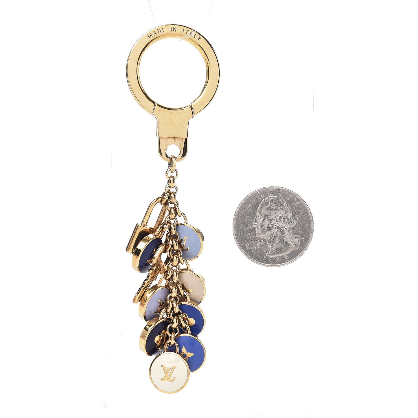 Pastilles Key Chain Bag Charm Blue