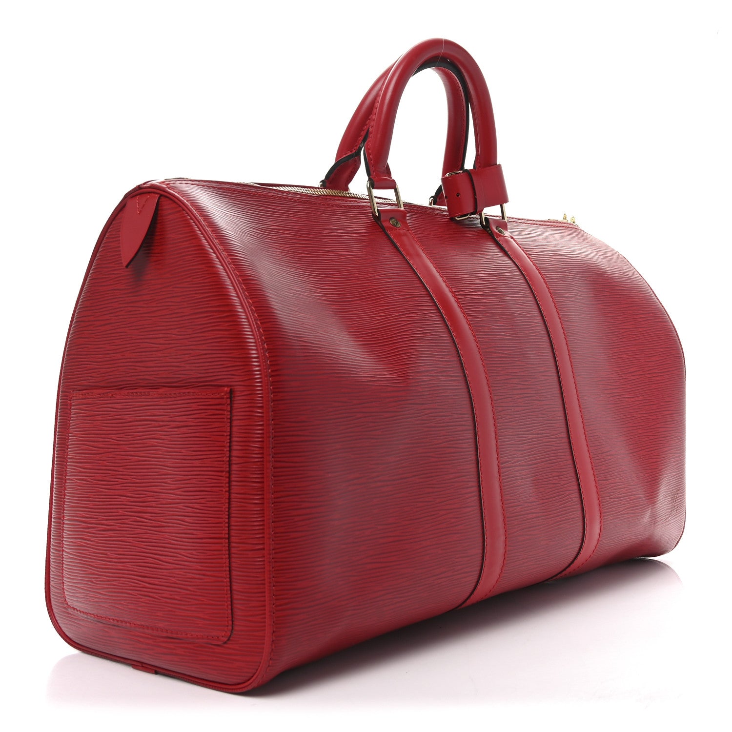 Louis Vuitton Epi Keepall 45 Castillan Red 2 of 9