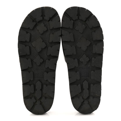 Prada Nappa Womens Lug Sole 20mm Slide Sandals 39 Black 6 of 9