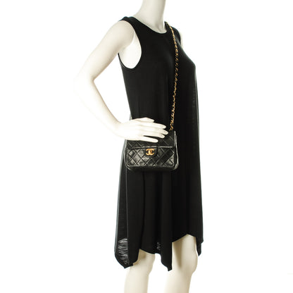Chanel Lambskin Quilted Mini Square Flap Black 2 of 9