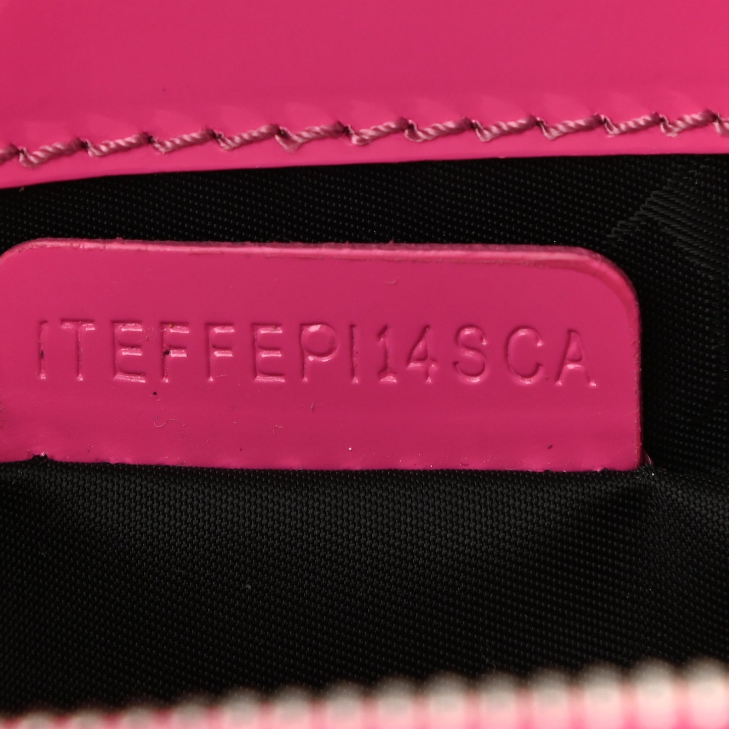 Patent Bridle Calfskin Parmoor Clutch Bag Pink