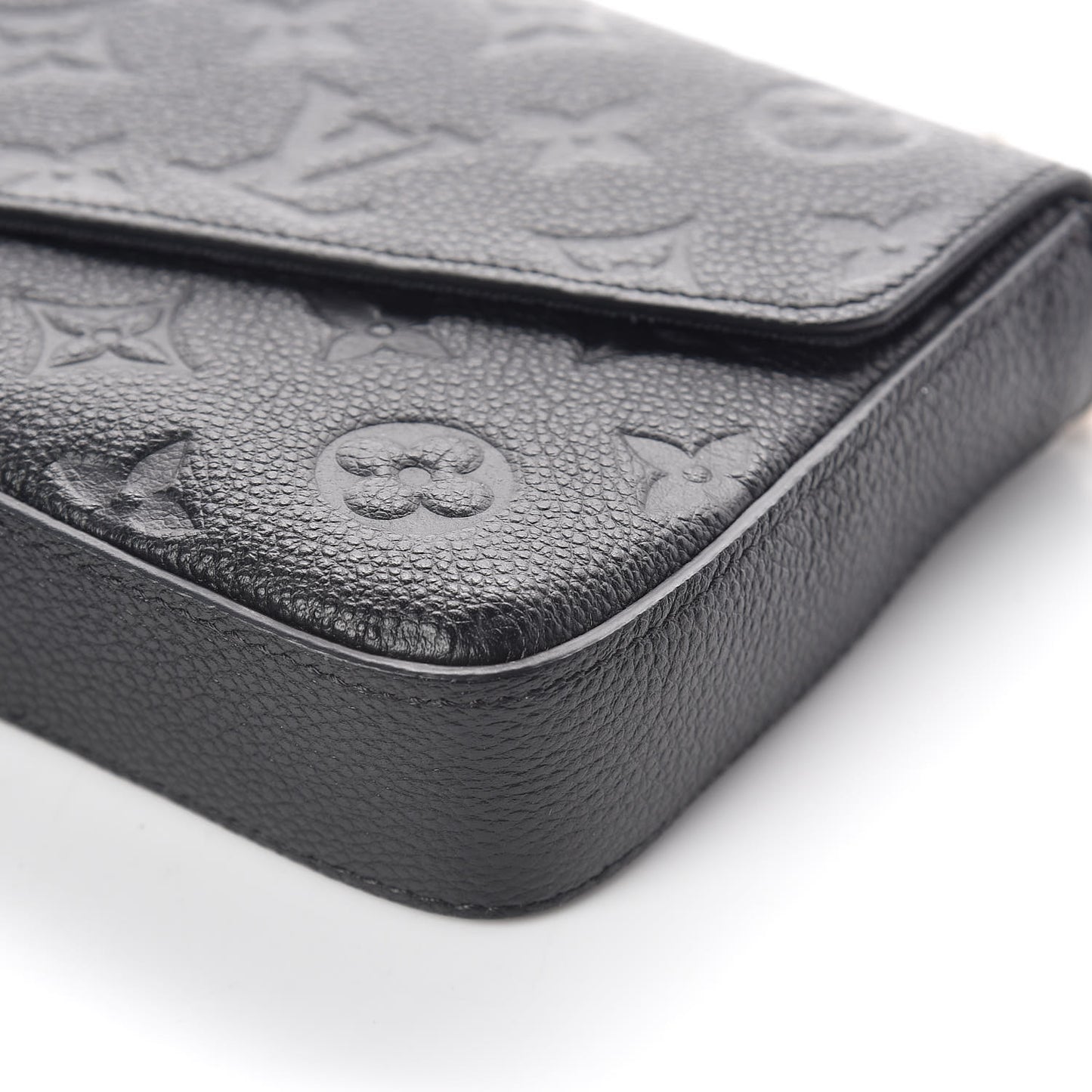Empreinte Pochette Felicie Chain Wallet Black