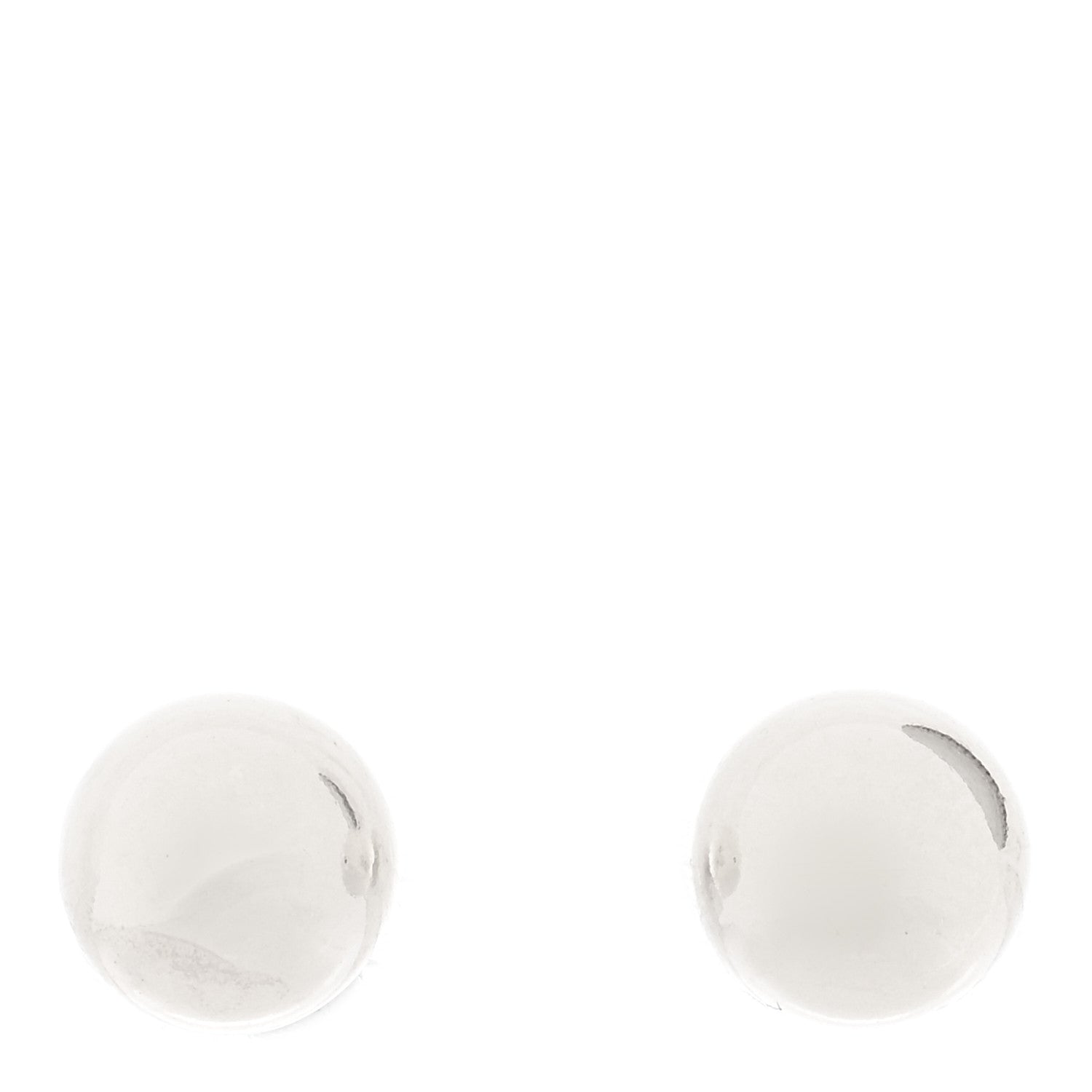 Tiffany Sterling Silver 8mm HardWear Ball Earrings 1 of 4