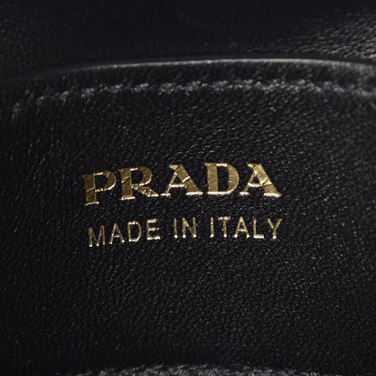 Prada Saffiano Cuir Large Double Bag Fuoco Black 6 of 14