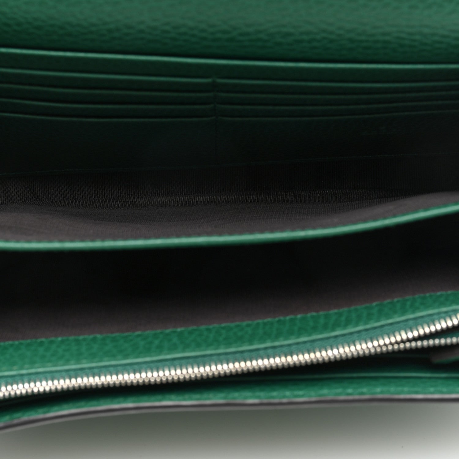 Gucci Calfskin Mini Dionysus Chain Wallet Emerald 4 of 8