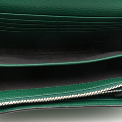 Gucci Calfskin Mini Dionysus Chain Wallet Emerald 4 of 8