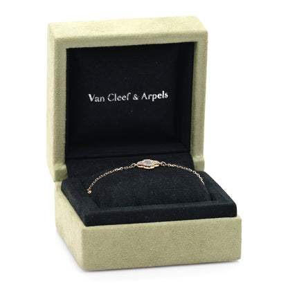 Van Cleef & Arpels 18K Yellow Gold Mother of Pearl Sweet Alhambra Bracelet 4 of 4
