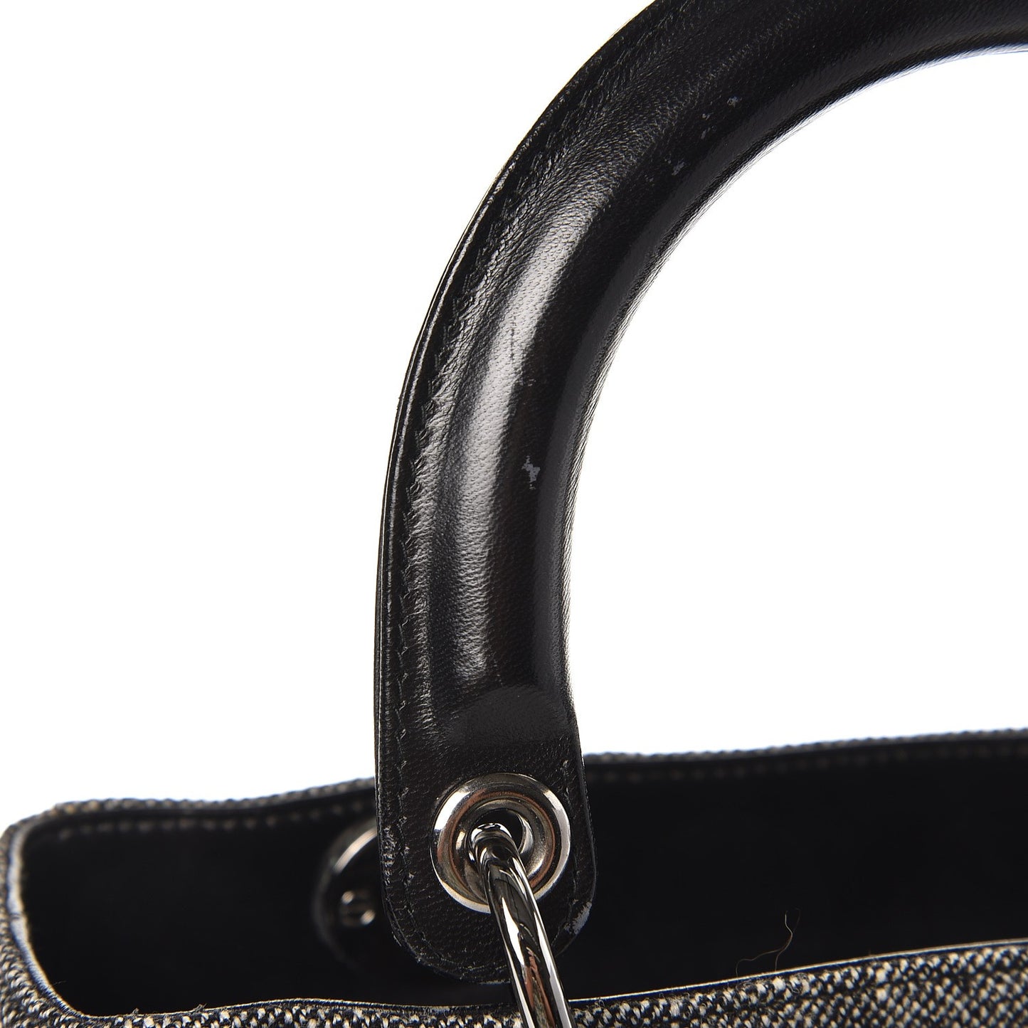 Tweed Medium Lady Dior Black