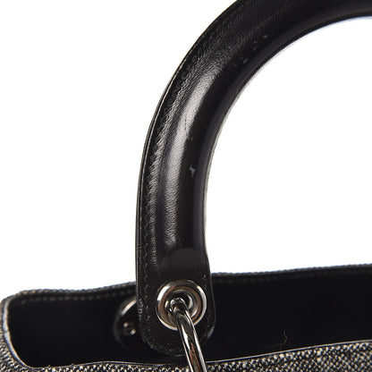 Christian Dior Tweed Medium Lady Dior Black 8 of 11