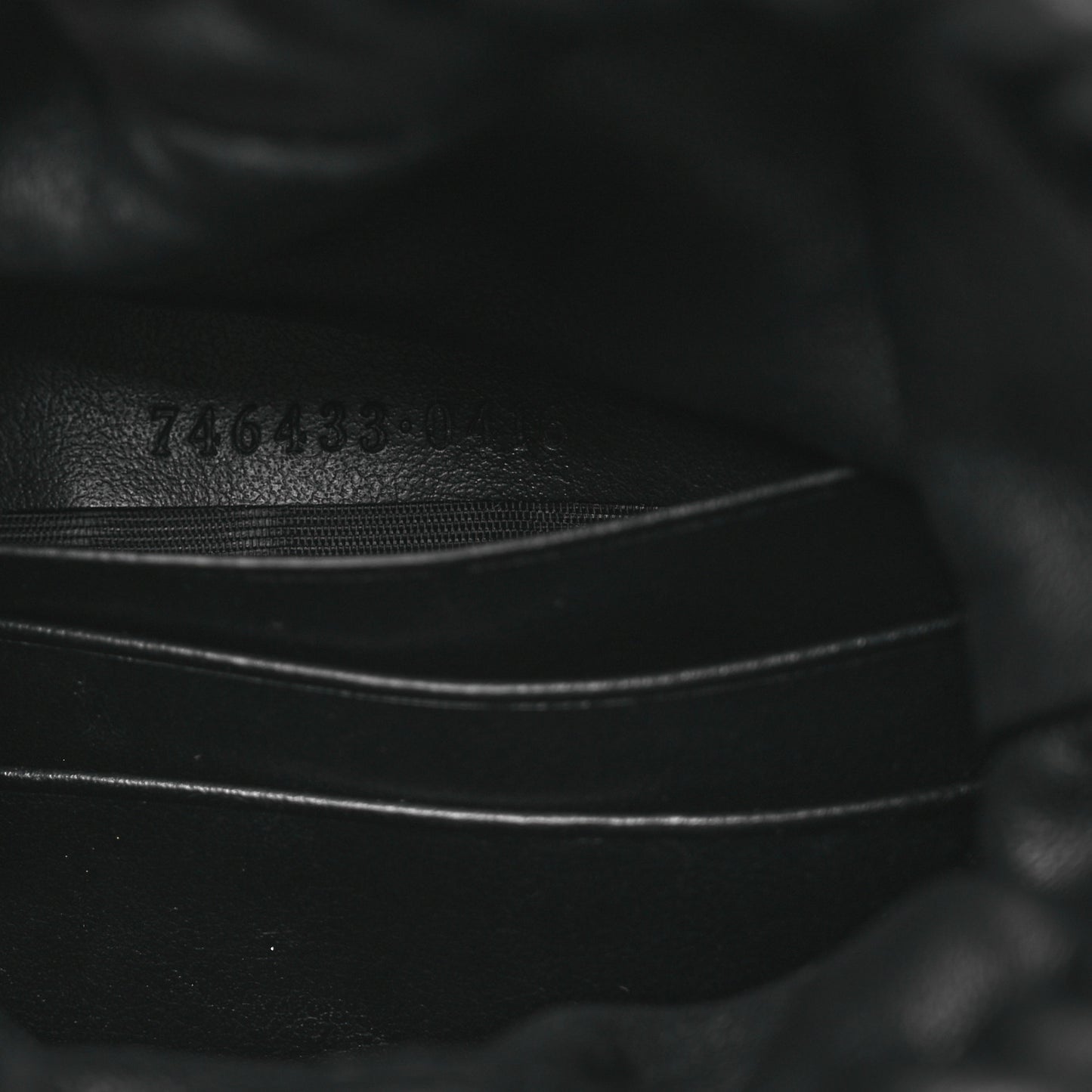 Calfskin Matelasse Front Pocket Mini GG Marmont Bucket Bag Black