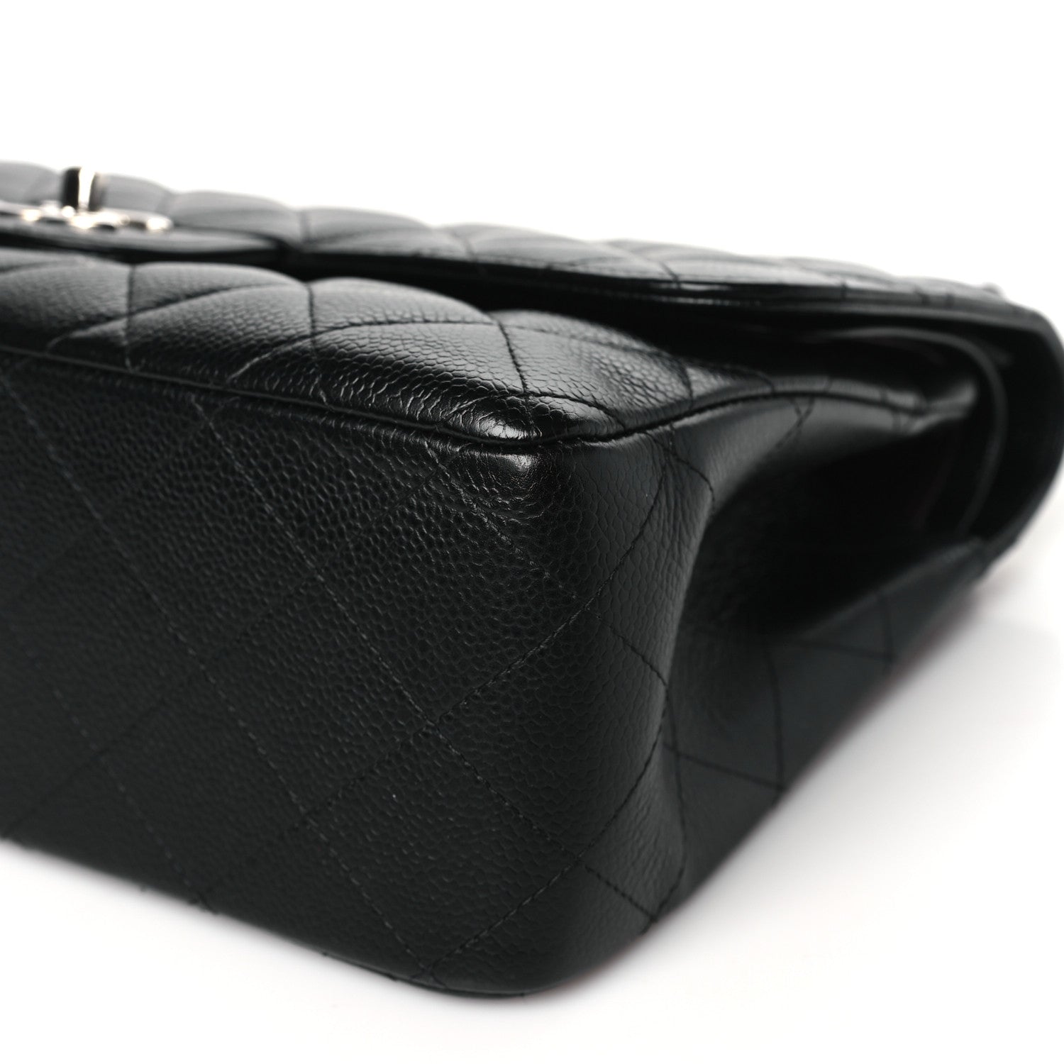 Chanel Caviar Quilted Jumbo Double Flap Black 10 of 12