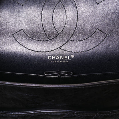 Chanel Metallic Aged Calfskin Quilted 2.55 Reissue 227 Flap Blue 6 of 11