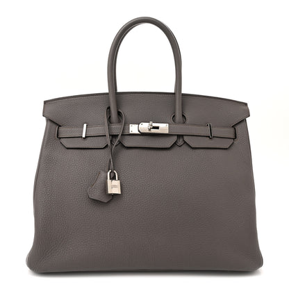 Hermes Togo Birkin 35 Etain 1 of 11