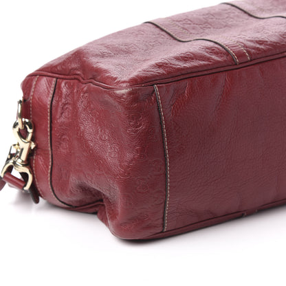 Gucci Guccissima Medium Carry On Duffle Red 6 of 10