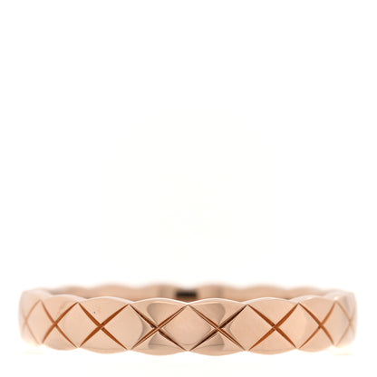 Chanel 18K Beige Gold Mini Coco Crush Ring 52 6 1 of 5